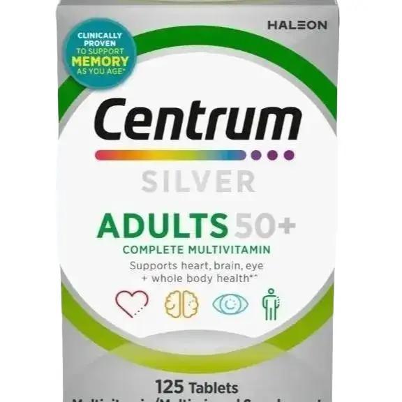 Centrum Silver Adults 50+ Isi 125/220 Tablet Acid Folic New