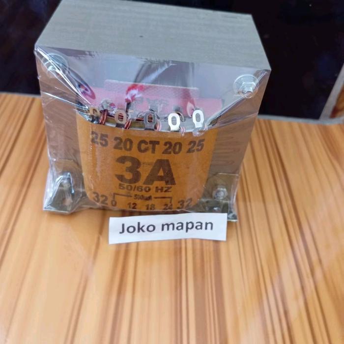 Trafo 3A murni SAE trafo 3 ampere ct trafo ct 32 volt