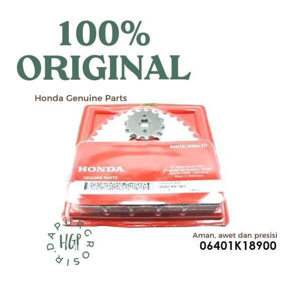 Gear Set Verza , Drive Chain Kit Original Ahm - 06401K18900