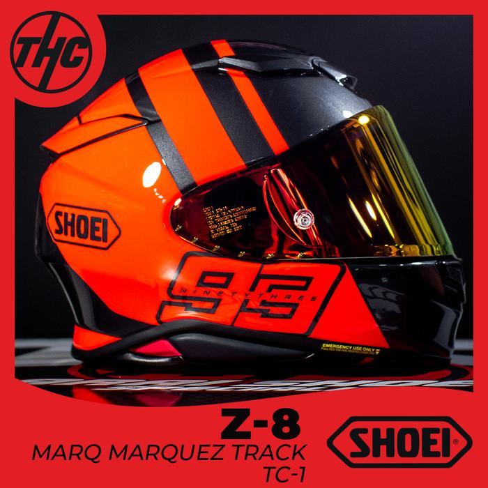 Shoei Z8 Marq Marquez 93 Track Tc1 Original Premium Full Face Helmet