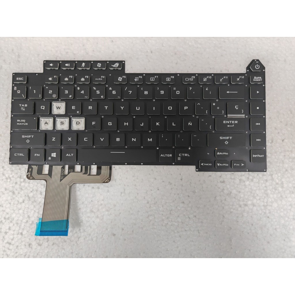 Spanish Backlit Keyboard For Asus Rog Strix G15 G513 G513I G513Ic G513Im G513Ie G513Q G513Qr G513Qe