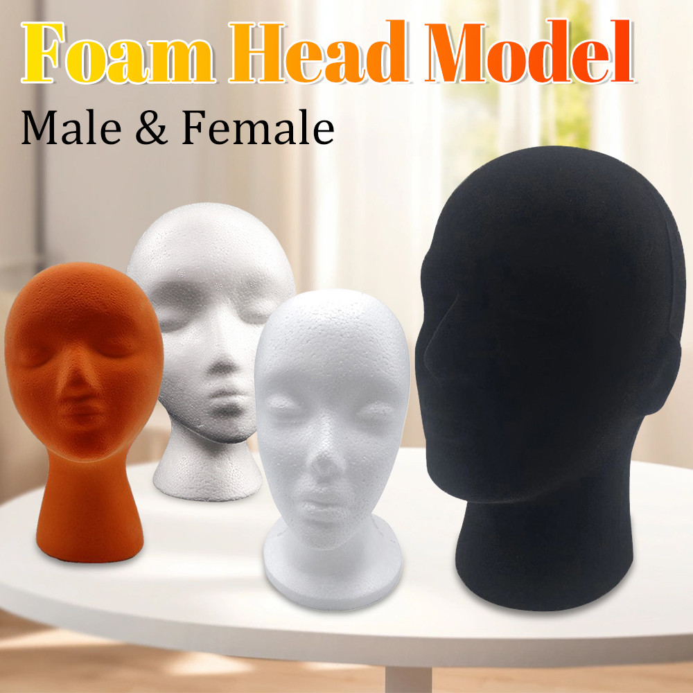 1PCS Male Female Foam Mannequin Head Model Hat CAP Wig Glasses Display Stand Rack Stable Base