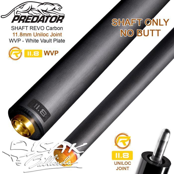 Predator Revo 11.8mm Carbon Shaft Uniloc WVP Billiard Stick Cue Shaf