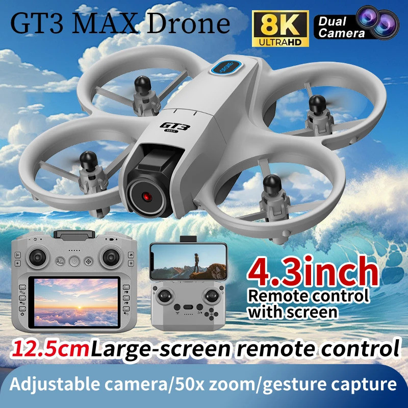 2026/Drone: 8K Camera, Remote Control, Headless Mode, 360 Flip, Quadcopter Helicopter Toy Gifts Kids