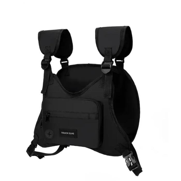 Tsong #125-Je9 Tas Pria Tas Taktis Trendi Tas Rompi Fungsional Tas Pakaian Kerja Tas Bersepeda