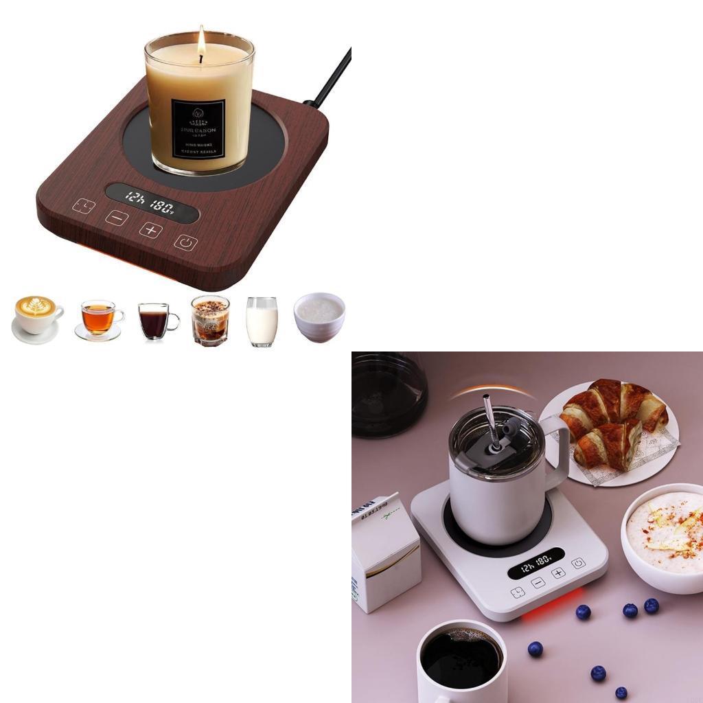 Mug Warmer Electric Coffee Mug Warmer with Timer Coffee Cup Warmer for Desk