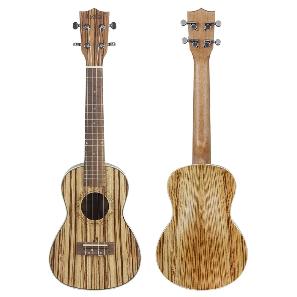 23/26 Inch Ukulele Professional 4 Strings Guitar Zebra Wood Guitarra Ukulele with Case Tuner Capo