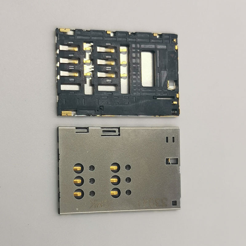 1Pcs Sim Card Reader Tray Holder Connector Socket For Honor P1 T9200 U9200E U9200 E5776 E5776S E589