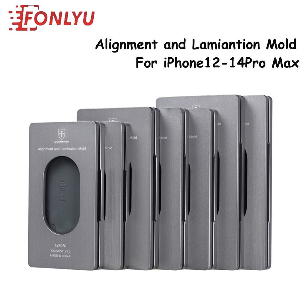 PROMO   2in1 Universal Inframe Laminating Alignment Mold for iPhone 12Pro Max 12 13 14Pro LCD Displa