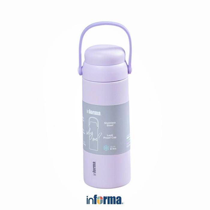 Informa Appetite 500 Ml Beverly Botol Minum Vacuum - Ungu Termos Air Tempat Minuman Wadah Cairan