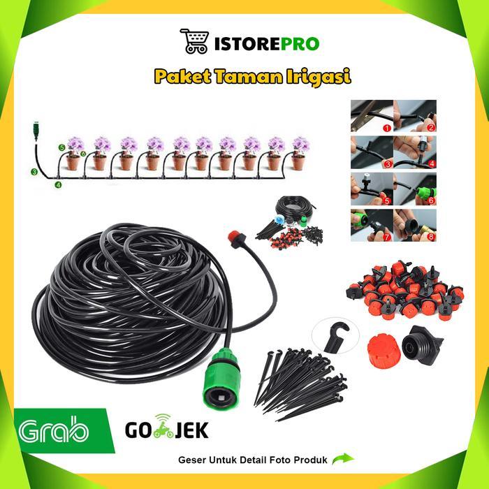 Peralatan Set Selang Irigasi Penyiram Tanaman Otomatis Kebun dan Taman