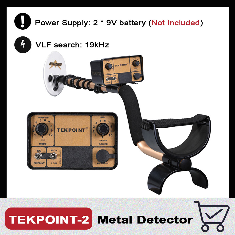 TEKPOINT-2 Metal Detector Professtional Underground Gold Detectors Pinpointer Detecting Jewelry Trea