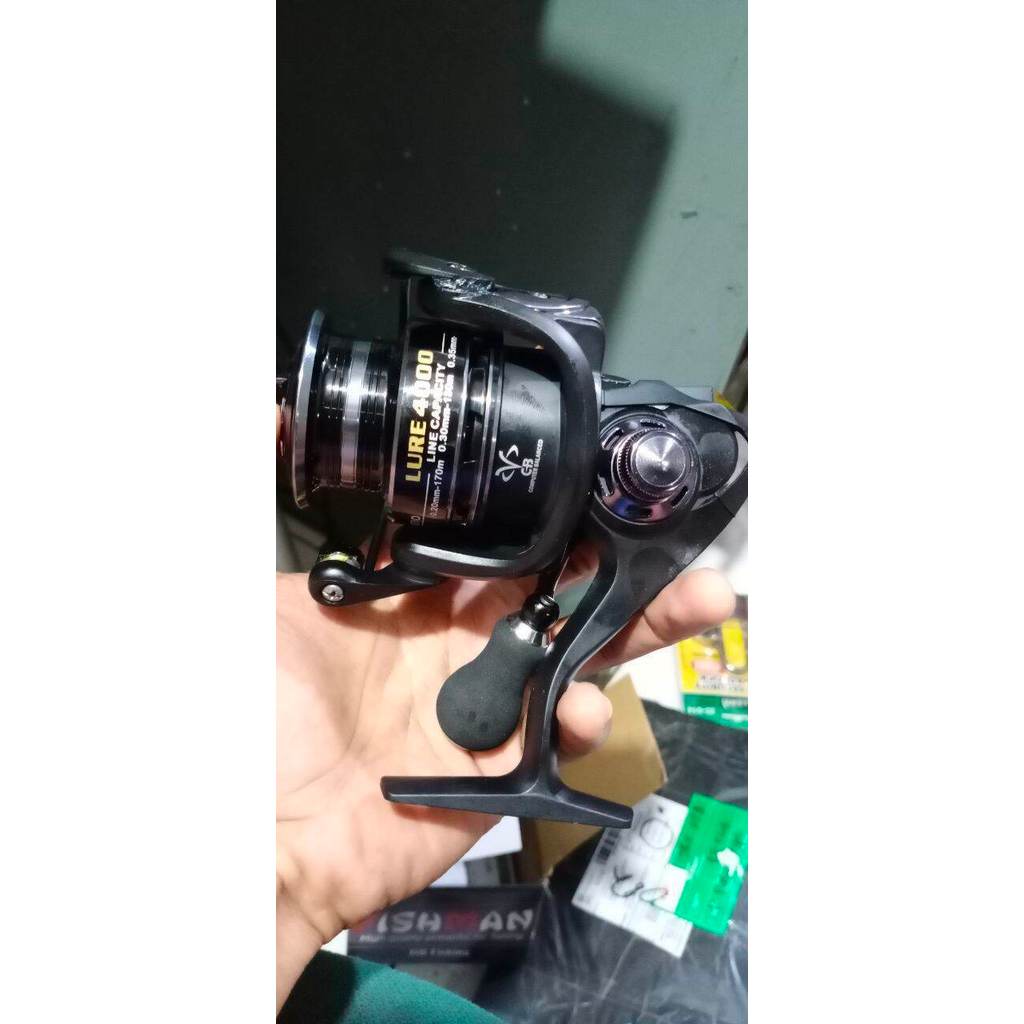 Reel Pancing / Gulungan Pancing Debao Fishman Lure 4000 Spinning Reel Pancing 12+1 Ball Bearing -