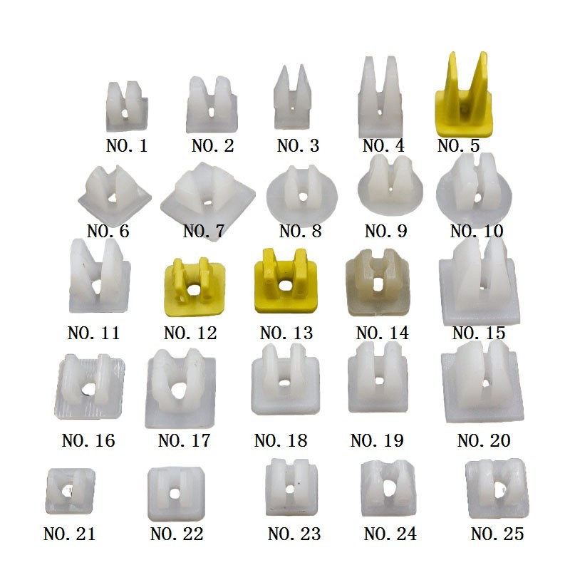 50 Pcs Mix Car Fixed Screw Round Head Nut Screw Fixed Grommet Clip Plastic Snap In Fastener