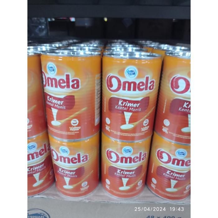 SUSU KENTAL MANIS OMELA 490GR - PER KARTON ( ISI 48PCS ) HARGA GROSIR GOJEK GRAB