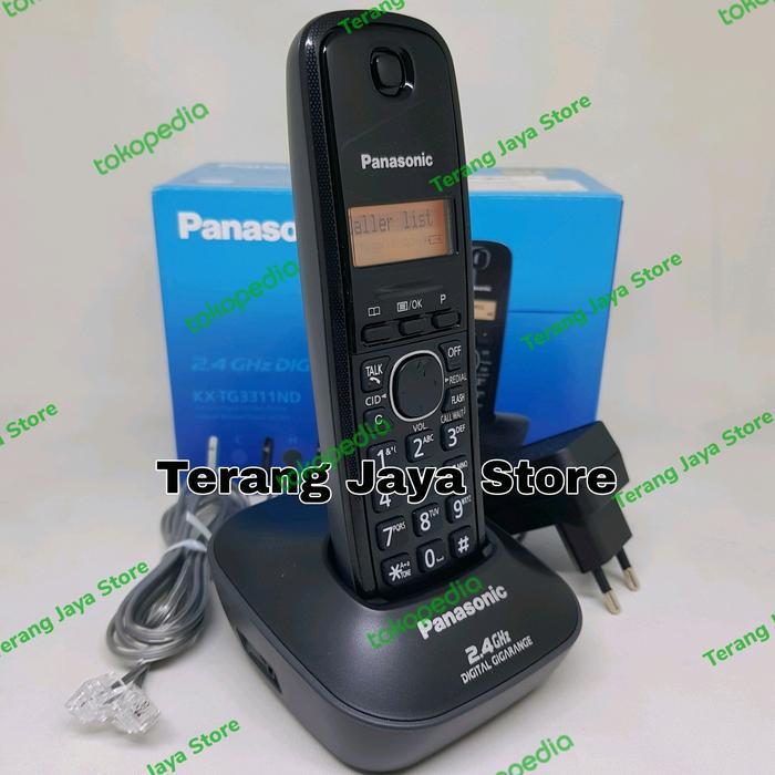 JTTOP" TELEPON WIRELESS PANASONIC KX-TG3311 WIRELESS PHONE PANASONIC TG3311