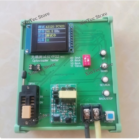 Optocoupler Tester A4506/6N137/V601/A314J/2530 Ttl Type, Etc. Ic Tester Detection Board