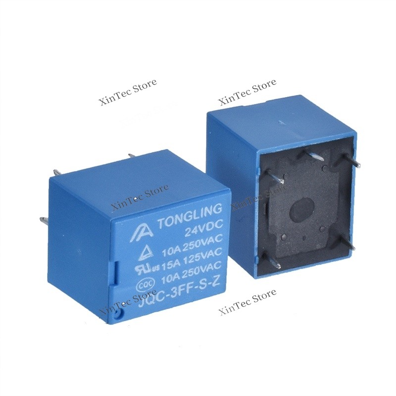 50Pcs Original New Relay Jqc-3Ff-S-Z 5Vdc 9Vdc 12Vdc 24Vdc 5Pin 10A/250Vac 5V 9V 12V 24V