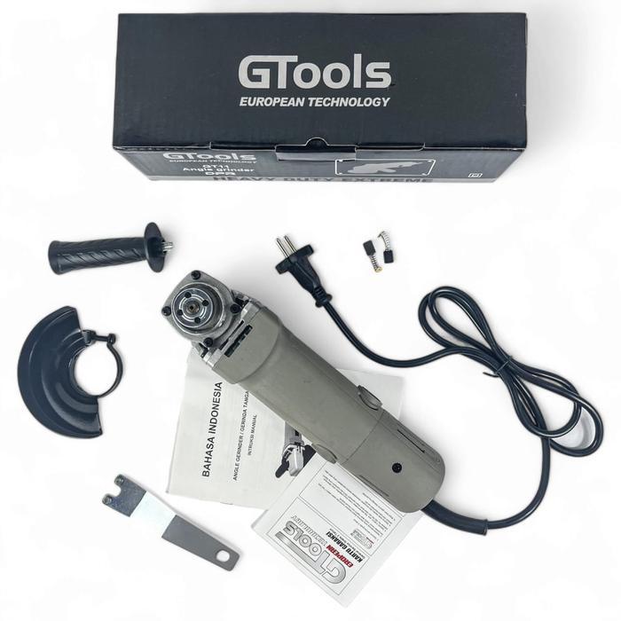 Gudang Jatek X GTOOLS GT11 GERINDA LISTRIK ANGLE GRINDER 4 INCH LOW WATT