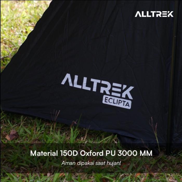 ALLTREK Tenda Camping ECLIPTA BLACK 4P Double Layer Waterproof Tent