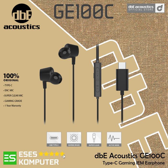 Earphone Dbe Ge100C Type-C Anc Gaming Iem With Microphone