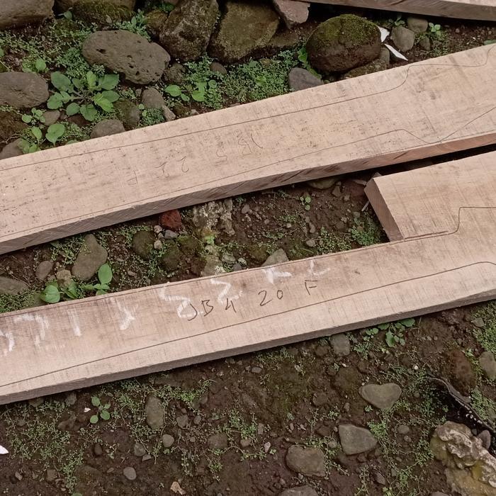 Kayu Maple Bahan Material Neck Bass Gitar 4 5 String Luthier Supplies - IM