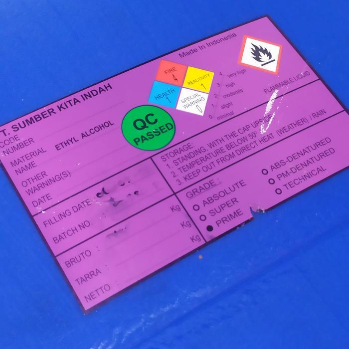 ALKOHOL 96% MURNI 20L ETHANOL GROSIR