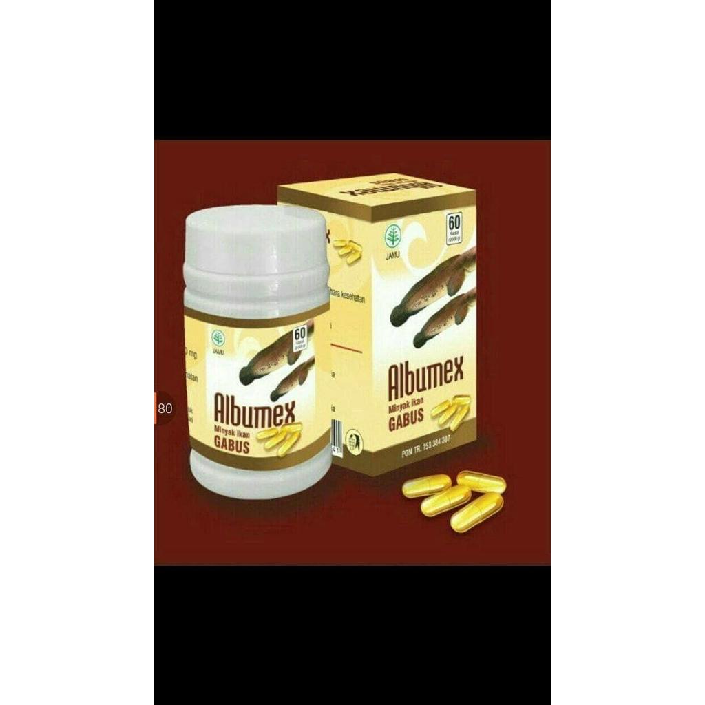 OLIMEX KAPSUL MINYAK ALBUMIN MINYAK IKAN GABUS