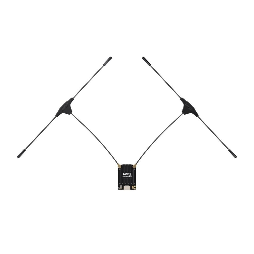 GEPRC ELRS Dual PA500 Diversity Receiver - 915M/868M, High-Power 500mW PA Chip, WIFI, Alloy CNC