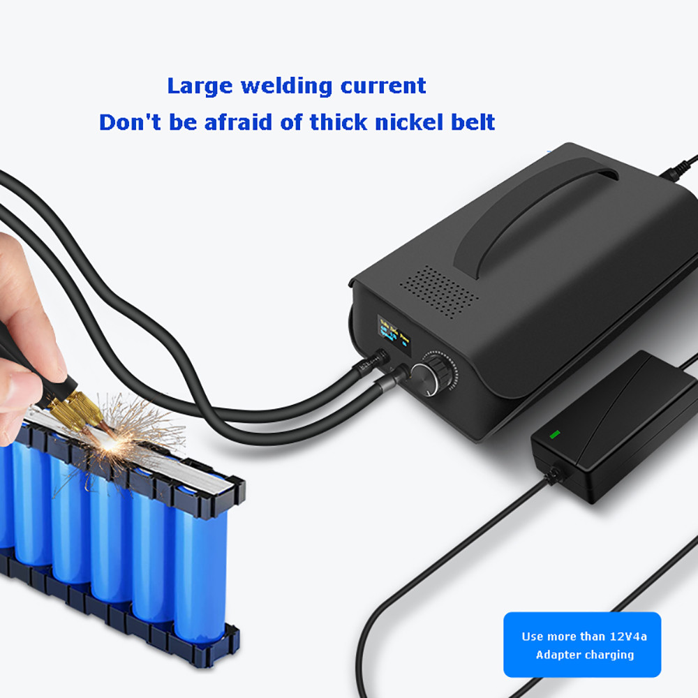 Portable Spot Welding Machine 120 Gear Adjustable 3000F Capacitor For 18650 Lithium Battery DIY