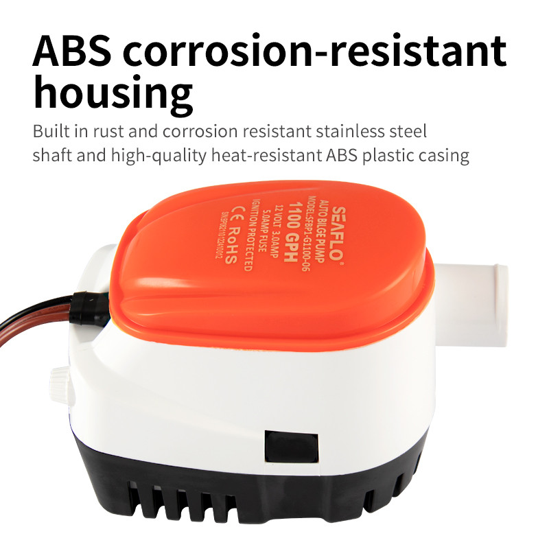 Marine Water Pump Small Bilge Pump 12V24V Yacht Drainage Fast Boat DC Submersible Pump Bilge