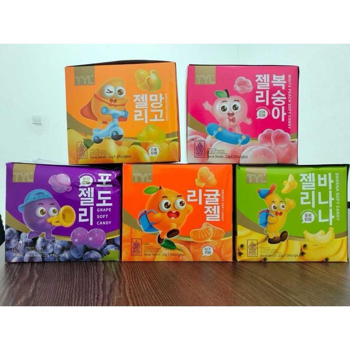 YUMMY TYL Gummy Candy 20g x 20bungkus Gummy Candy Aneka Rasa Buah