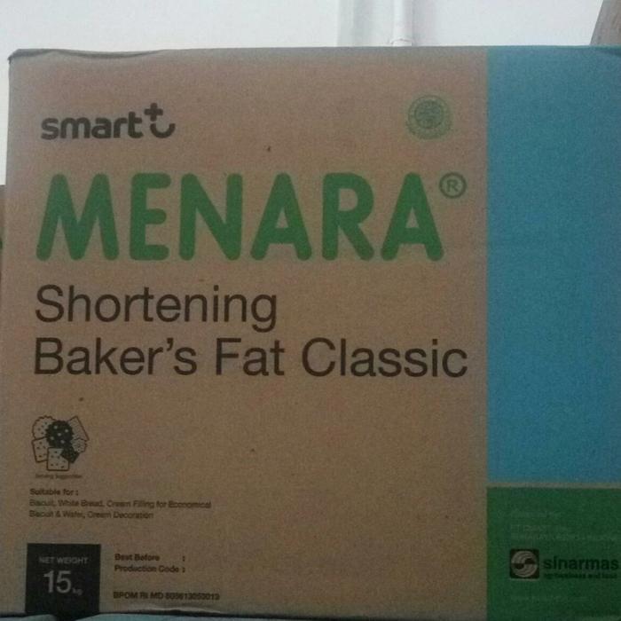 Mentega Menara Shortening Classic 15Kg Mentega Putih Promo