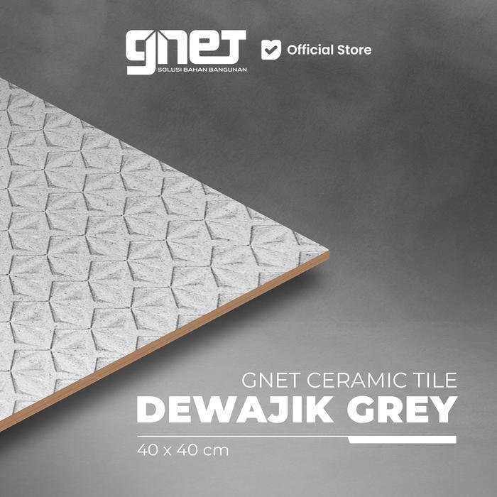 GNET Ceramic Dewajik Grey 40X40 Keramik Lantai Rustic