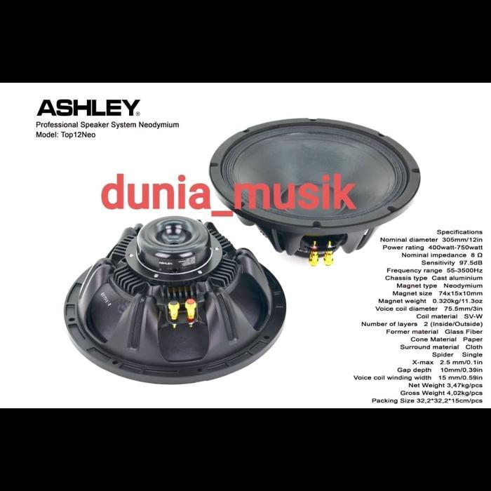 Speaker Ashley Top12Neo 12Inch Original Co