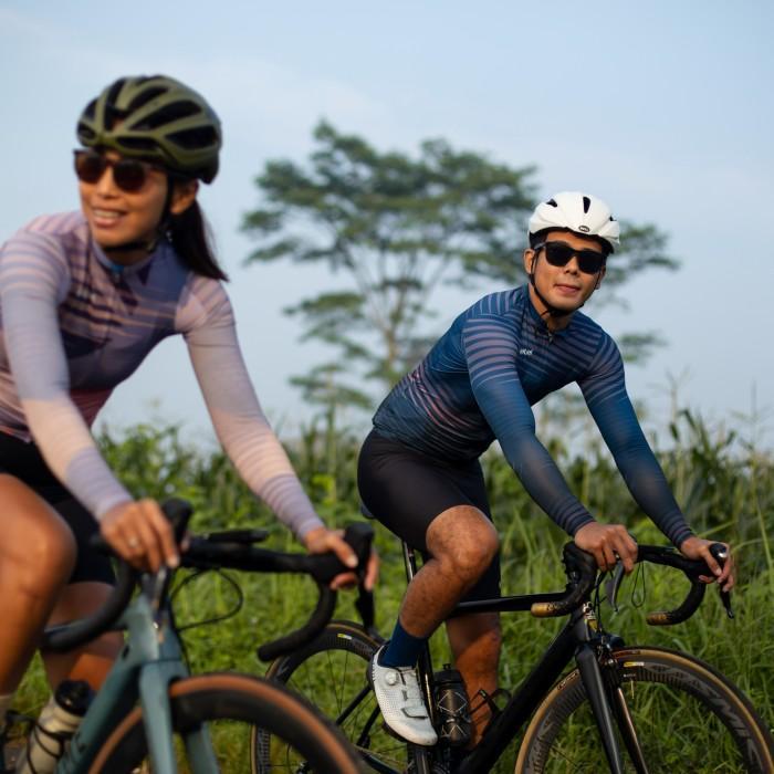 Cycling Jersey Sepeda Kniel Hexagon Blend Series Terjamin