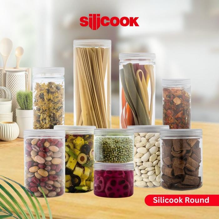 Sale Silicook Food Container Round - Food Container Toples Bening Transparan Plastik Silinder Bulat