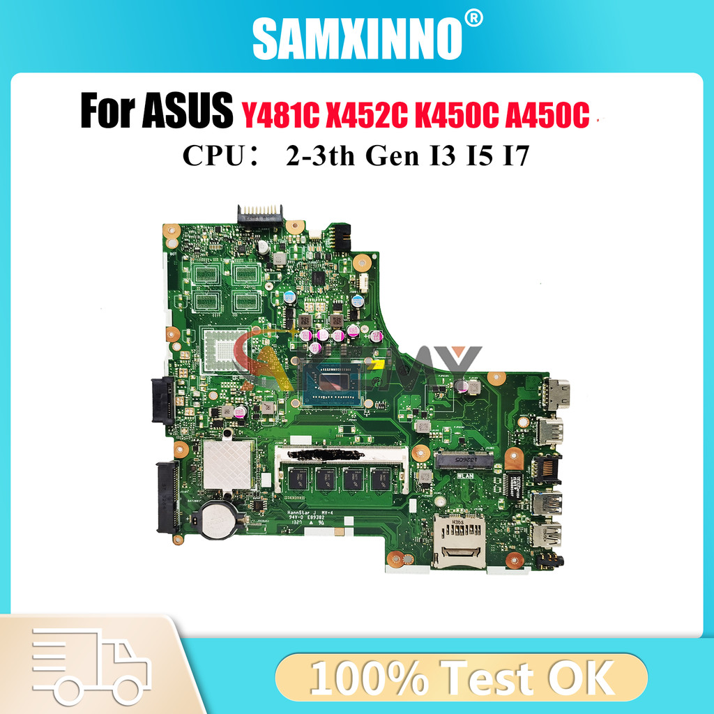 X450Ca Laptop Motherboard For Asus Vivobook K450C X450C Y481C X450Cl X452C A450C X450Cc X450Cp
