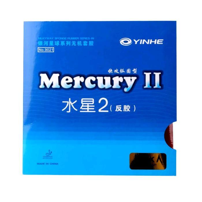 YINHE MOXA MILKY WAY MERCURY II 2 KARET PINGPONG POLOS SPONGE 2, 2MM RUBBER BAT TENIS MEJA MURAH