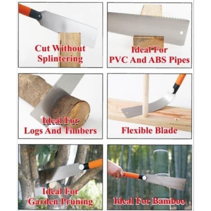 Gergaji Kayu Gergaji Potong Gergaji Belah Gergaji Jepang Gergaji Ryoba Terlaris