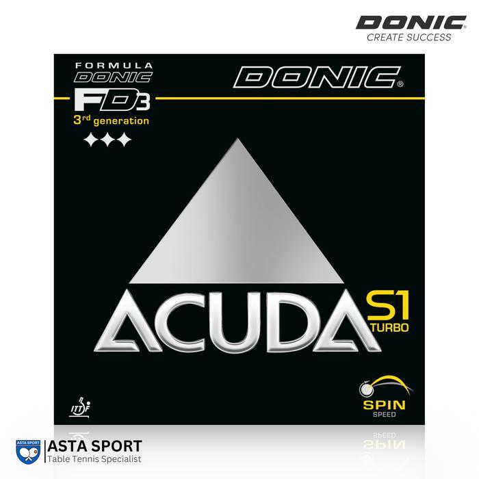 Donic Acuda S1 Turbo Karet Pingpong Rubber Tenis Meja