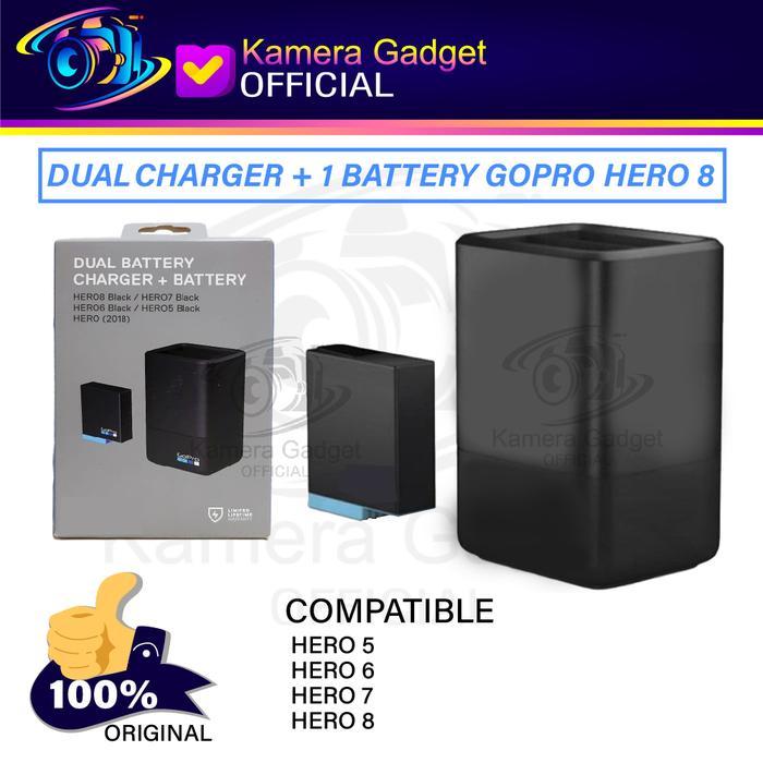 GOPRO HERO 8 DUAL CHARGER +1 BATTERY