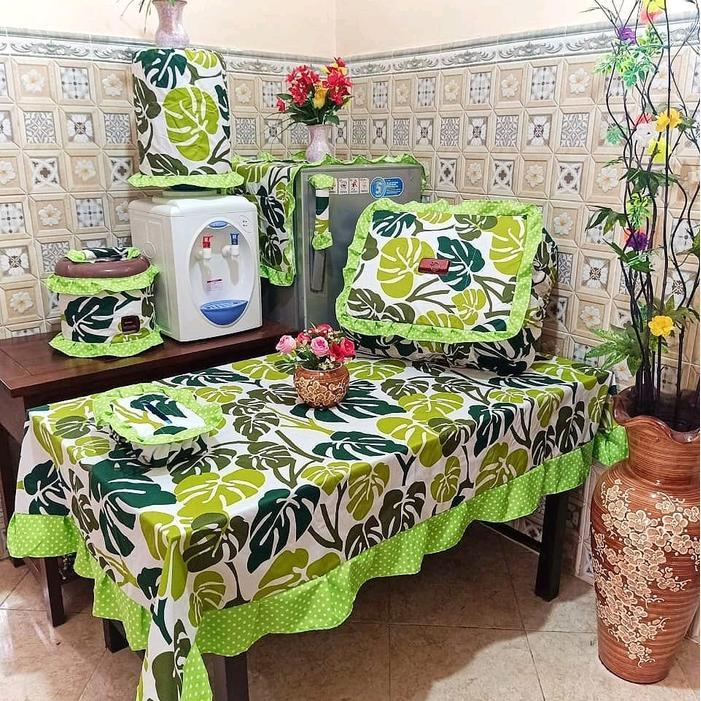 Kitchen Set ( Cover Galon, Kulkas, Magic Com, Tudung Saji, Tempat Tisu, Taplak Meja Makan) Taplak