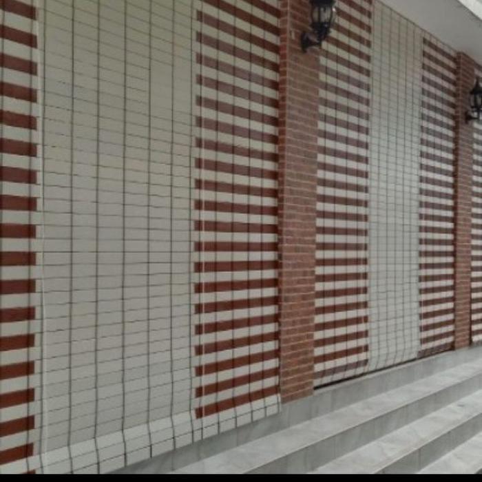 Krey Tirai Gulung Outdoor Penahan Tampias Hujan Dan Panas Bahan Pvc Tbk