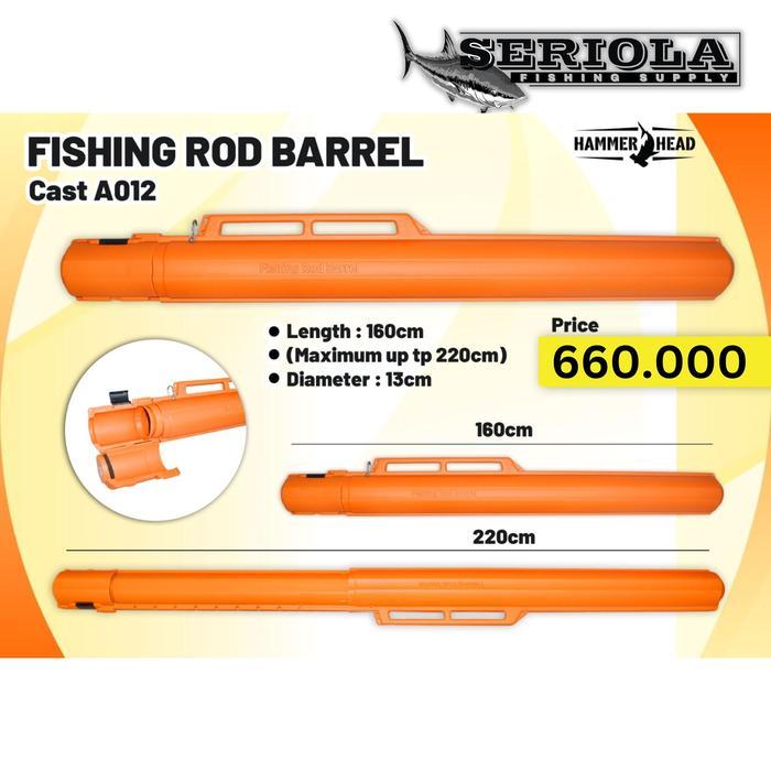 HAMMERHEAD FISHING ROD BARREL TABUNG BARREL CAST A012 160CM