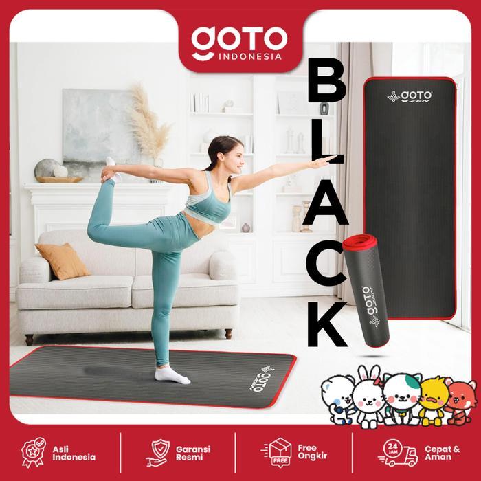 GOTO ZEN NBR YOGA MAT 8MM MATRAS OLAHRAGA POUNDFIT ANTI SLIP TEBAL