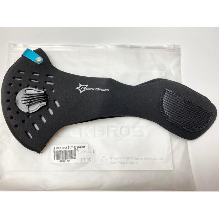 Rockbros Kz10013 Kz10013Bk Masker Reuseable Face Mask 2 Valve Cycling Populer