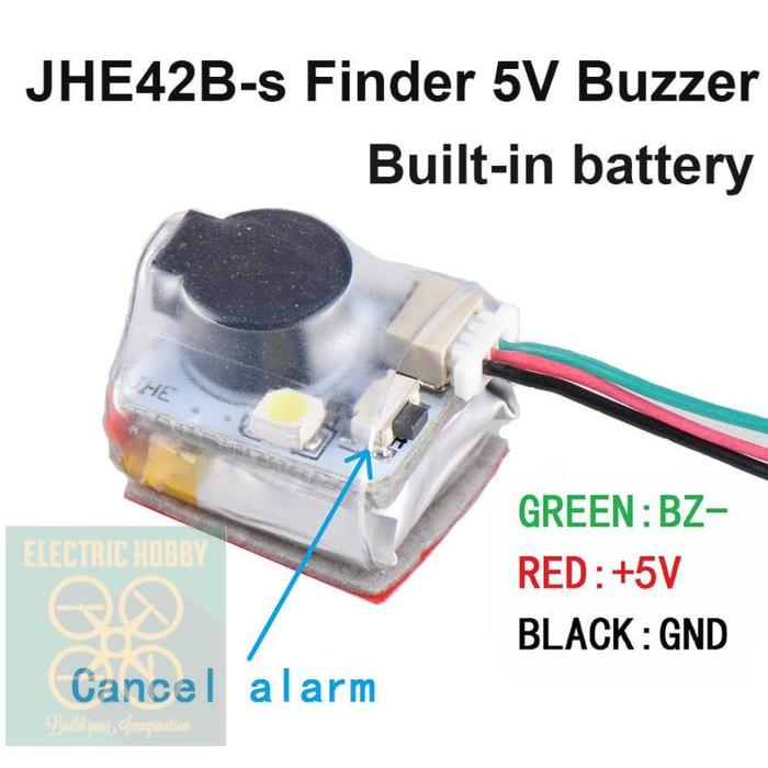 JHEMCU JHE42B-S JHE42BS Mini Finder Buzzer Beeper lost finder buzzer for Drone Quadcopter