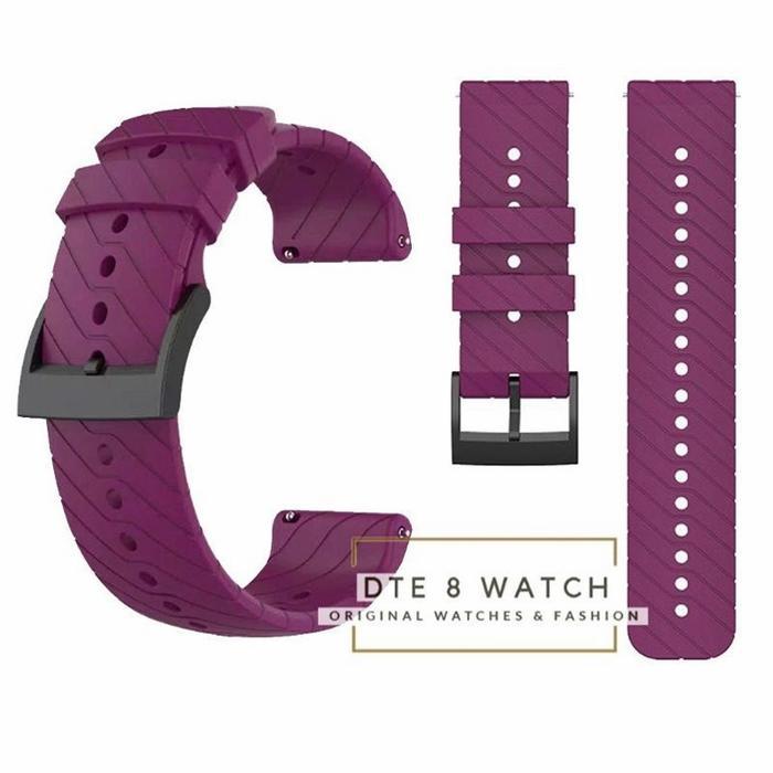 Strap Jam Tangan Silikon Rubber 24Mm Wv Quick Release