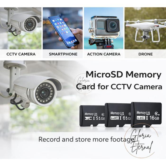 [Gloria] SD Card Kartu Memori 64G 32GB 16GB Kartu SD Mikro